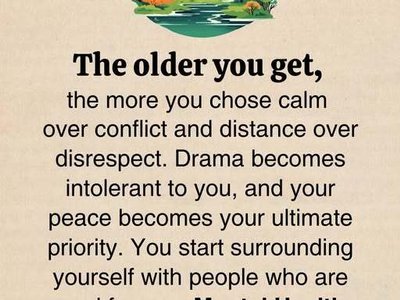 The older you get