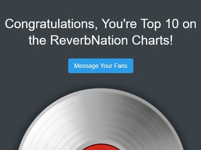 Top Ten on ReverbNation Charts