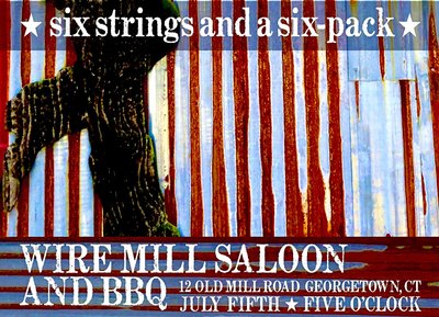 July 5th Sat night. 5PM Old-school country and BBQ in the air. C'mon down! ...