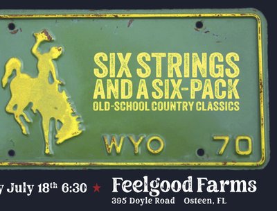 Friday Night. 6:30 Old-school country @ Feelgood Farms ... C'mon down!
