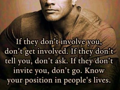 Know your position