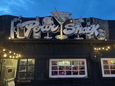 Pour Shack Sign in Keller