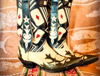Brandon's vintage Champion boots purchased within seconds of entering Rexco USA in Richmond, VA.