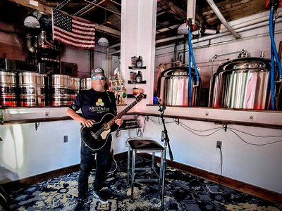 Chris Nickey and his Acoustic Guitar photo