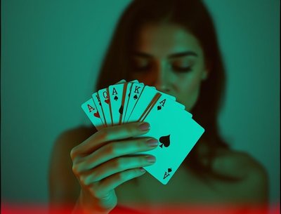 She plays her cards