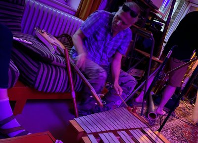 Christian Bathold on metallophone