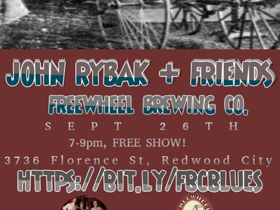 Freewheel Brewing in Redwood City this Fri 7-9! https://bit.ly/fbcblues