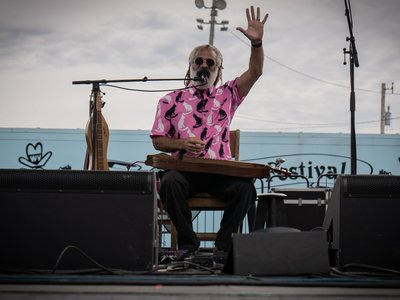 Bing Futch at the 2025 Walnut Valley Festival in Winfield, Kansas