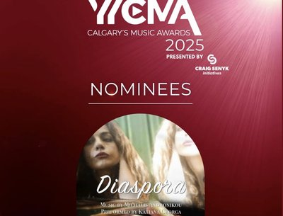 The CD “Diaspora†featuring my piano works, performed by Katiana Georga, has been nominated for