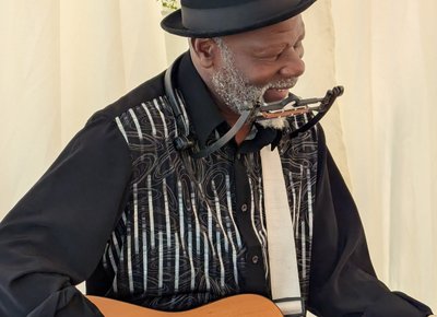 Playing at a wedding