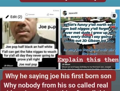Why my mom's not saying this a lie then she met the other guy in 98 joe forty one prove me wrong I'm