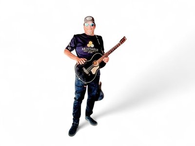 Chris Nickey and his Acoustic Guitar photo
