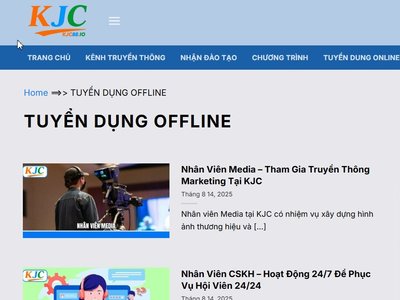 Tuyá»ƒn Dá»¥ng Offline táº¡i LiÃªn Minh KJC "Xem thÃªm táº¡i : https://kjc.bike/  BÃ i viáº¿t : http