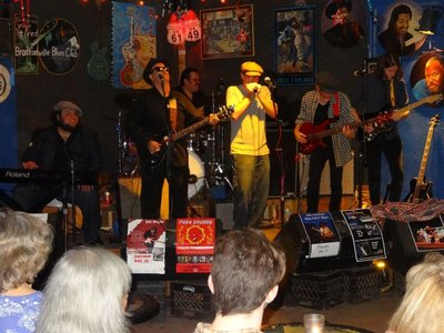 l-r:Victor Wainwright,Robt, Billy Dean,Stephen Kampa, Stephen Dees, Nick Black in Fl at BBC in 2013