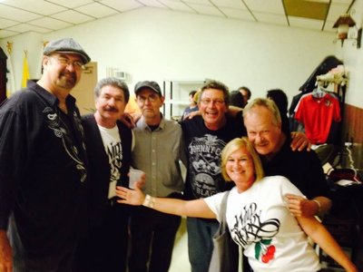 Wild Cherry,l-r:Bryan Bassett,Rob Parissi, Allen Wentz,Rob Beitle, Gail Thomas, Robt. Mingo Jct, OH
