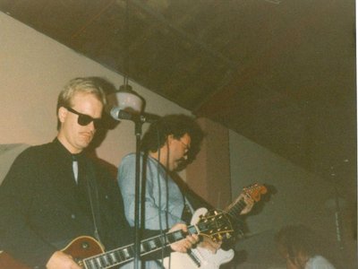Robert and Bryan Bassett playing in the band Blue House in '89 at The Winter Park Brewing Company
