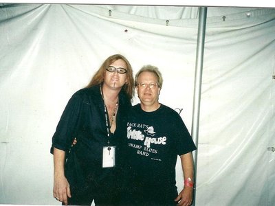 Shawn Beamer, Molly Hatchett drummer and old friend. He played on the original Town Crier track