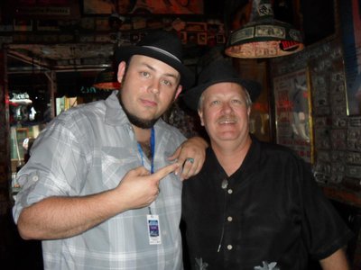Brandon Santini and Robert at The Rum Boogie in Memphis,TN in 2013
