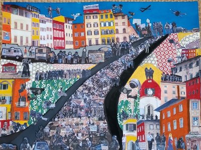 Collage by Naomi Silverman