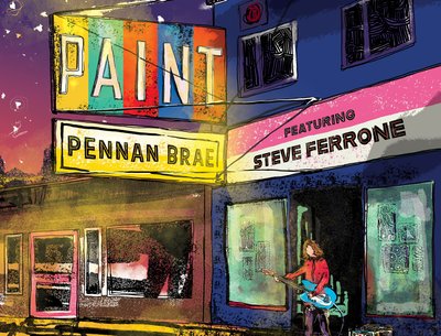 'Paint' Front Album Cover by Pennan Brae