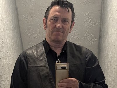 Getting ready to gig, in the UK.