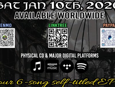 Our newest self-titled EP will be available worldwide on Sat Jan 10th, 2025