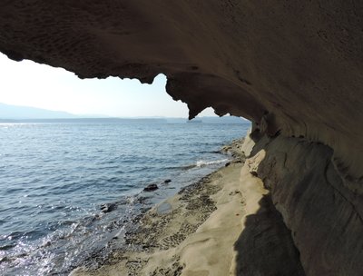 Cliff jumping and composing, Gabriola Island 2025