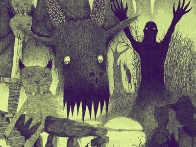 Hooded Menace/Anima Morte split 7" EP
