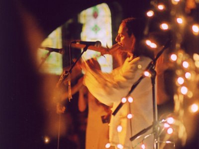 Domenic on Native American Flute, Union Chapel, London