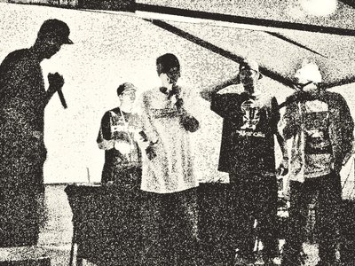 OneSixTwo performing on stage with Michael Marshall from (I Got % On It) & BIG REGG