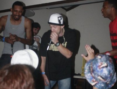 OneSixTwo performing on stage with BIG REGG aka (C.H.B) Entertainment