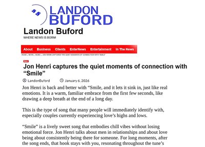 Landon Buford Review: Jon Henri - Smile