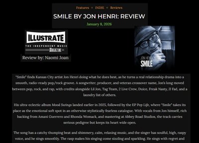 Illustrate Magazine Review: Jon Henri - Smile