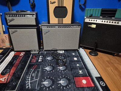 Fender, Lab Series and a Supro amp. What else does a bluesman need?