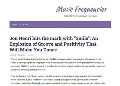 Music Frequencies Italy Review: Jon Henri - Smile