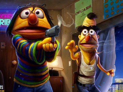 Sesame Street Gangsta !!