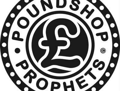 Copyrighted Poundshop Prophets logo