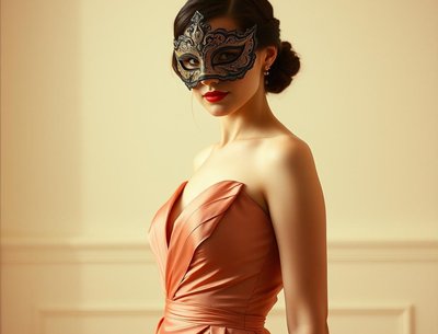 Woman in mask