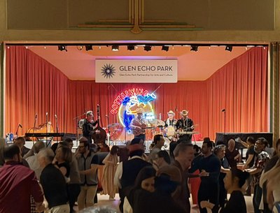 Swing Dancing in the Spanish Ballroom at Glen Echo Park - Glen Echo, MD. Photo by Louie Newmyer