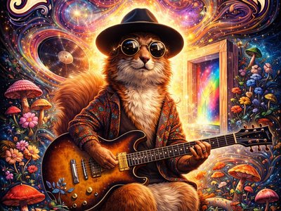 Mark Twise guitar Squirrel