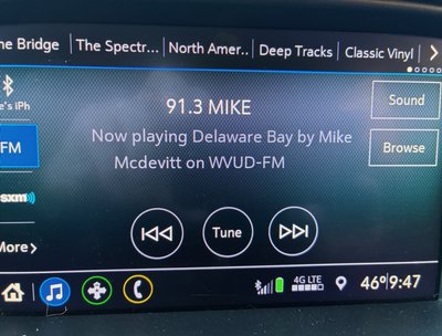 Radio log sheet DB by Mike McDevitt on WVUD 32026