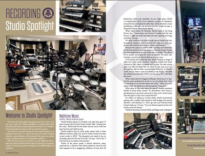 Wow...just perusing the March issue of Recording magazine and what do I find? A blessing.