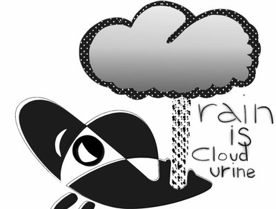 rain is cloud urine
#bobogolem