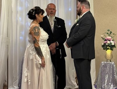 Not only can he play ALL the instrumentation on his songs, he also officiates weddings.