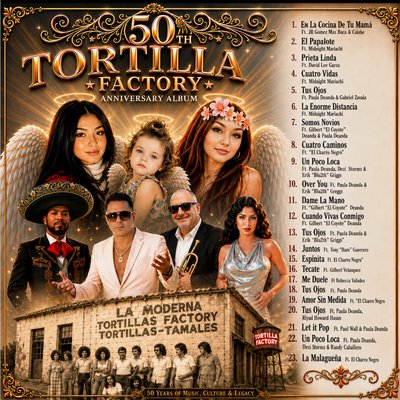 3 X Grammy Nominated Tortilla Factory Celebrates 5 Decades of Music