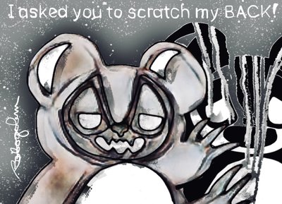 I asked you to scratch my BACK! #bobogolem