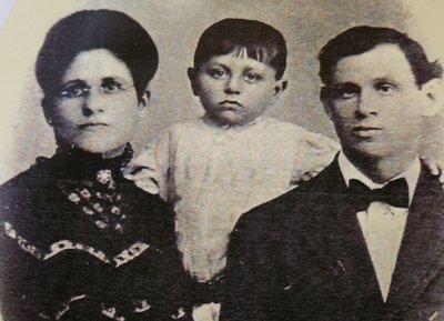 Grandma and Grandpa Spivack, with my Uncle Sam