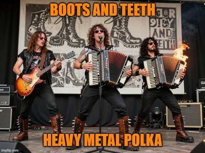 BOOTS AND TEETH HEAVY METAL POLKA BAND