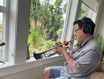 Chuck Shue, trumpet, White Rock, Canada 2026