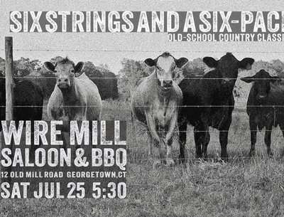 Come tip a few. Fri. July 25th at The WIre Mill Saloon & BBQ, Georgetown, CT